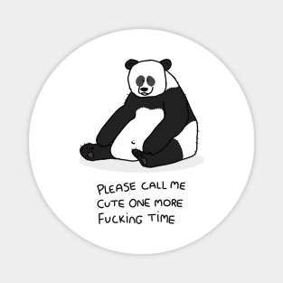 Grumpy Panda Magnet